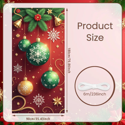 Weihnachts-Flaggenbanner für die Veranda, Türbanner, Weihnachtsdekorationen für Zuhause 2025, Ornamente, Weihnachtsgeschenke, Navidad, Neujahrsdekoration 2026