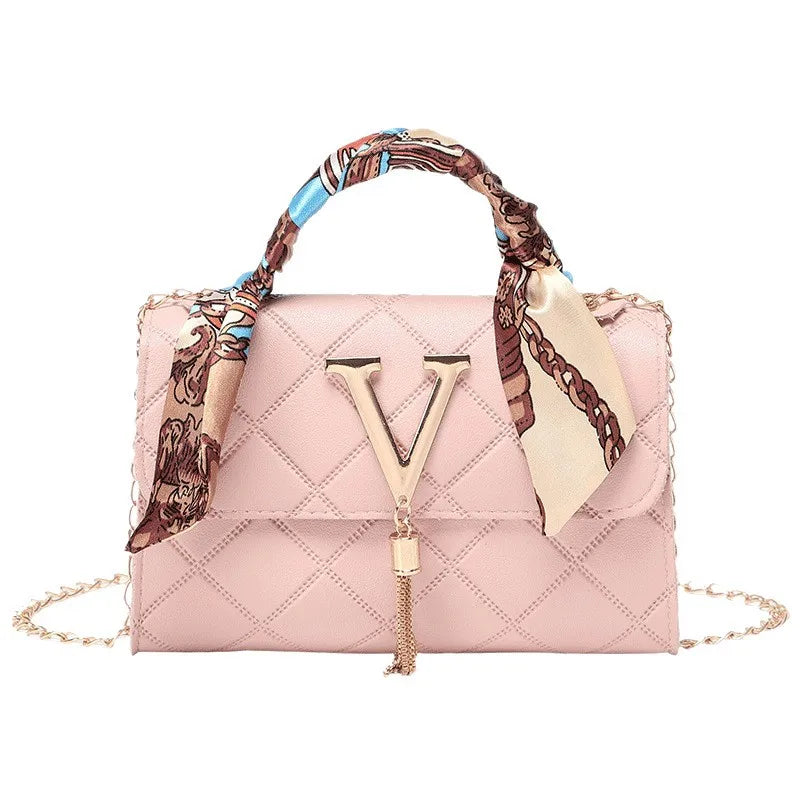 Damen Stepp-Tartan-Handtasche Kleine quadratische Tasche Umhängetasche Schultertasche Personalisierte koreanische Stil Herbst Winter Mode Tasche