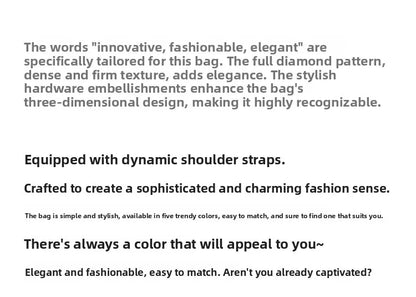 Damen Stepp-Tartan-Handtasche Kleine quadratische Tasche Umhängetasche Schultertasche Personalisierte koreanische Stil Herbst Winter Mode Tasche
