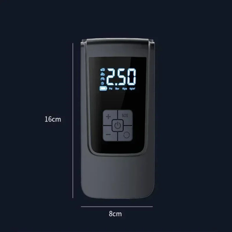 Luftkompressor Luftpumpe für Auto Tragbarer Reifenaufblasgerät Elektrische Motorradpumpe Luftkompressor für Auto, Motorräder, Fahrräder