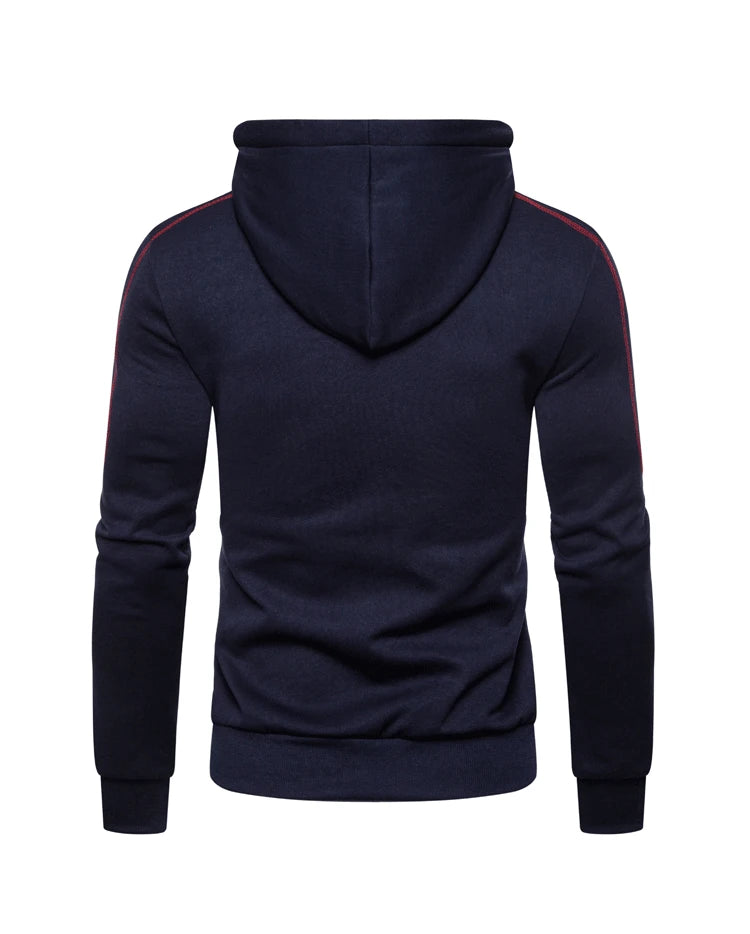Herren Hoodie Schwarz Weiß Army Grün Rot Kapuzenfarbe Block Fleece Cooler Lässiger Winterbekleidung Pullover Hoodies Sweatshirts
