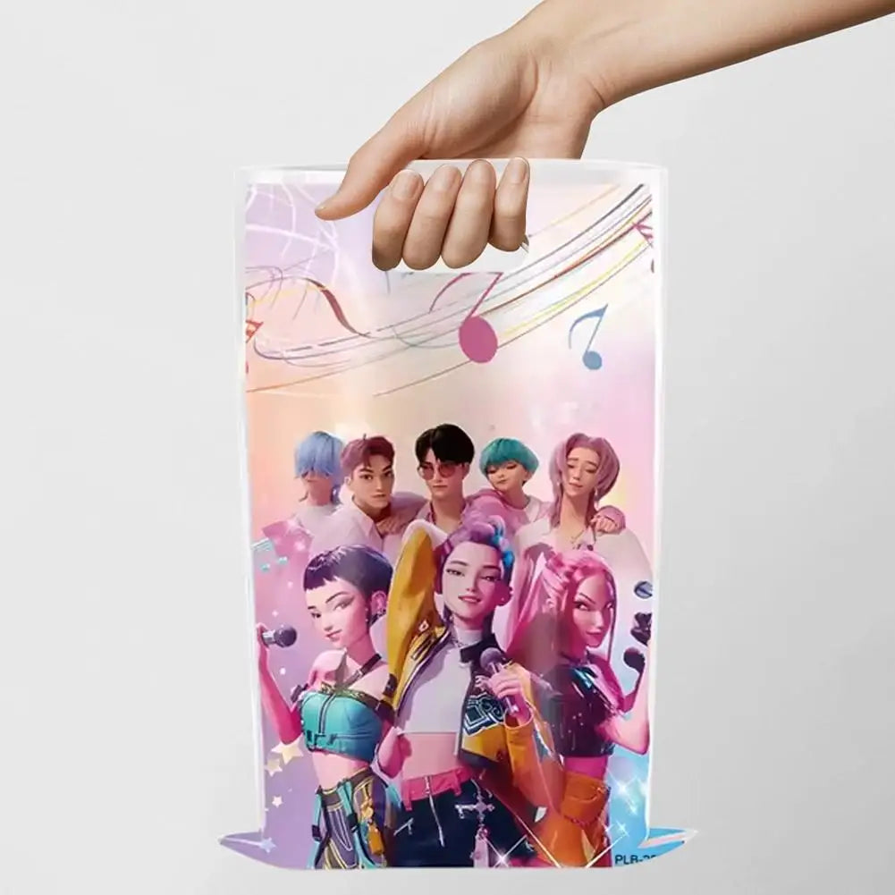 10 Stück K-Pop Dämonenjäger Themen-Party-Geschenktüten Geburtstag Süßigkeitentüten Geschenk Partydekoration
