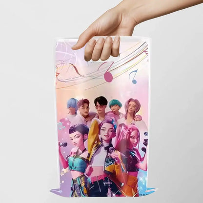 10 Stück K-Pop Dämonenjäger Themen-Party-Geschenktüten Geburtstag Süßigkeitentüten Geschenk Partydekoration