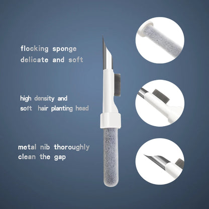 Reinigungswerkzeug für Bluetooth-Ohrhörer für AirPods Pro 1 2 3, Ohrhörer-Case-Reinigungsstift, Pinselstift für Samsung, Xiaomi, Huawei Airdots