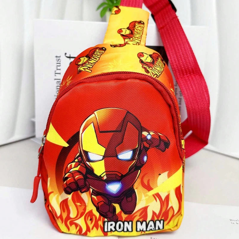 Spider-Man Sling-Tasche, Cartoon-Anime-Umhängetasche, modische lässige Schultertasche mit Münztasche für den täglichen Gebrauch