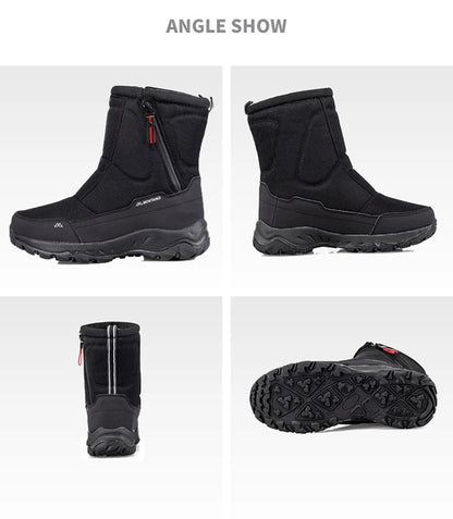 Herren Winter Wasserdichte Isolierte Shell Warme Innenschicht Bequeme Outdoor-Schneestiefel