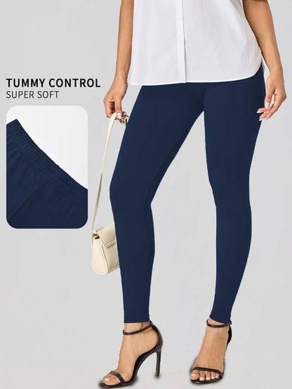 Leggings für Damen in Übergröße aus superweichem Stoff – hohe Elastizität für Yoga, Laufen, Training und lässige Alltagskleidung