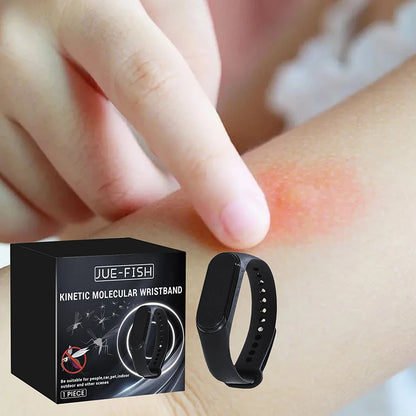 Tragbares Mückenabwehr-Armband für Unisex, physisch & ultraschallbasiert, chemiefrei für Zuhause & Outdoor, inklusive 2 Batterien