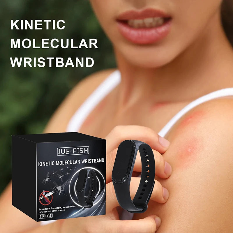 Tragbares Mückenabwehr-Armband für Unisex, physisch & ultraschallbasiert, chemiefrei für Zuhause & Outdoor, inklusive 2 Batterien