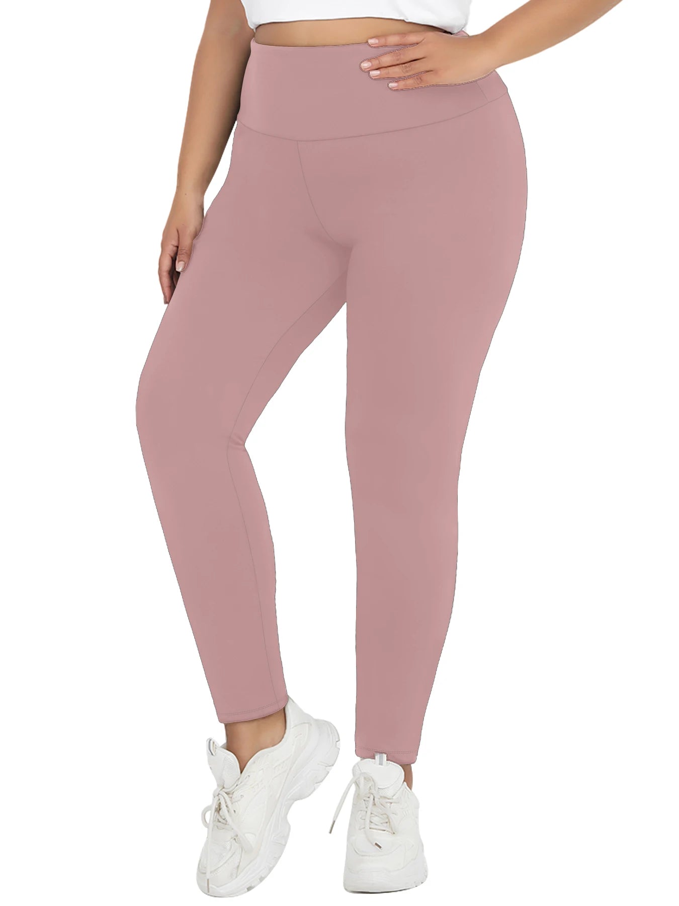 3er-Pack Plus-Size Leggings für Damen, superweich, mit Fleecefutter, Workout-, Yoga- und Laufhosen, thermisch, warm für kaltes Winterrunning