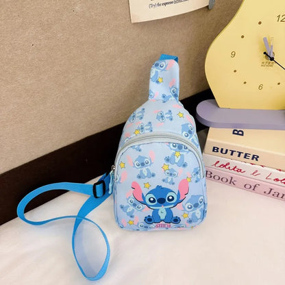 Stitch & Angel Umhängetasche, Cartoon Anime Crossbody-Tasche, modische lässige Schultertasche mit Münzfach für den täglichen Gebrauch