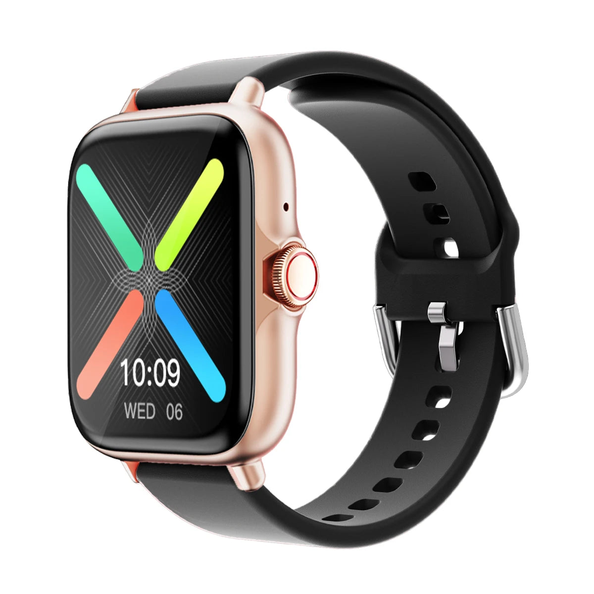 1,83'' Smartwatch mit Nachrichtenantwort, Anruf, Schlafüberwachung, Sport, Schrittzähler, Informationsbenachrichtigungen für iPhone und Android