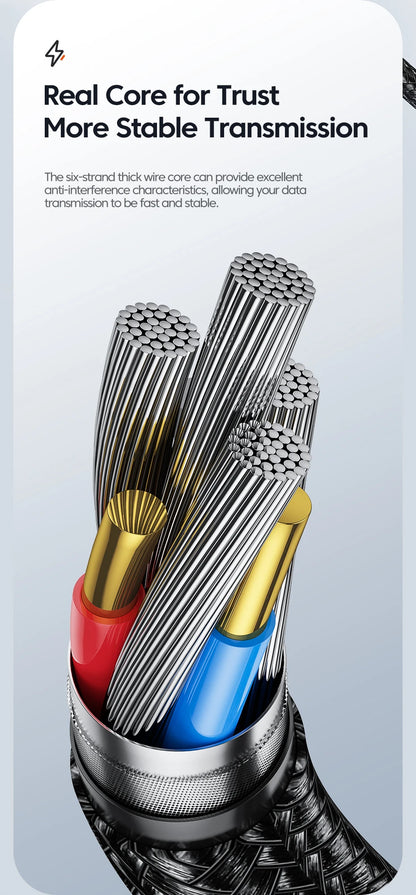 Toocki 100W Typ C zu USB C Kabel PD 3.0 Schnellladung 4.0 Fast Charging Typ C zu Typ C für iPhone 15 MacBook Samsung Xiaomi