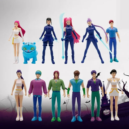 K-pop Dämonenjäger Actionfigur Spielzeug Derpys Tiger Rumi Mira Zoey Sussy Figur Puppe Für Fans