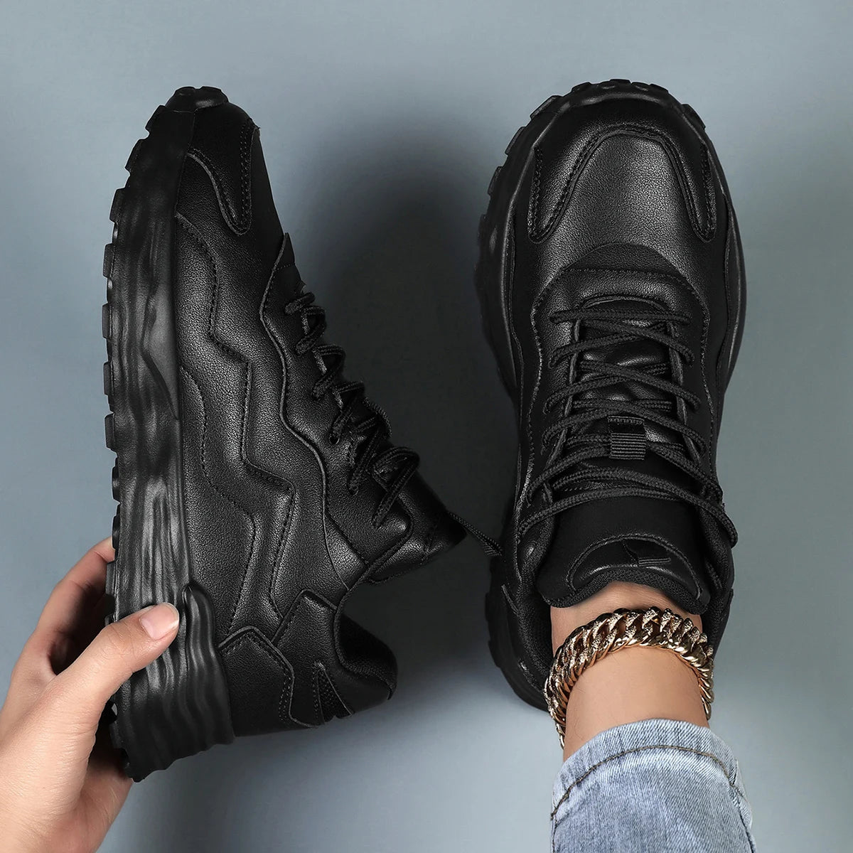 Damenmode Vulkanisierte Plateauschuhe Lässige Sneakers Damen Flache Schuhe Mesh Atmungsaktive Lauf- und Freizeitschuhe Massiver Sportschuh