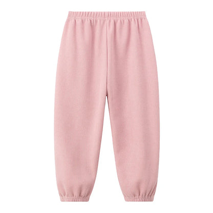 1 oder 2  Stück Herbst- und Winter-Kinder-Sporthose mit Nadelstreifen für Jungen und Mädchen, dick und warm