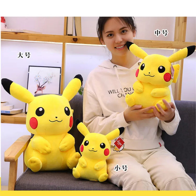 Pokemon Pikachu Plüschspielzeug Cartoon & niedliche Anime Kinder Spielzeug Stoffpuppe Valentinstagsgeschenk Heimdekoration