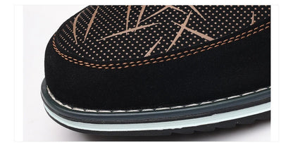 Business-Lederschuhe für Herren 2025 Neue Komfort-Trend Flache Arbeitsschuhe Freizeit-Mokassins Sneaker zum Hineinschlüpfen Große Herren-Loafer