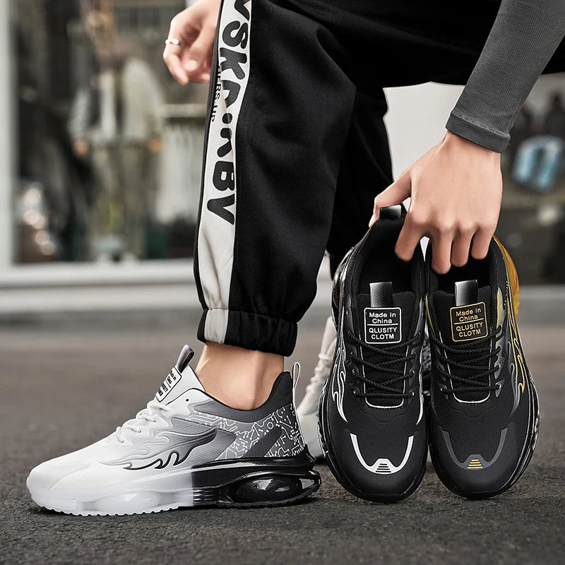 Herrenschuhe Sneaker Männer Tennis Luxus Schuhe Herren Freizeit Trainer Rennen Atmungsaktive modische Mokassins Laufschuhe für Männer