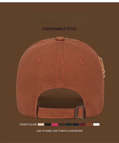 Coole Mode Damen Herren Ripped Denim Baumwoll Baseballcap Unisex  Für Damen und Herren