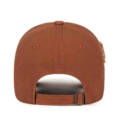 Coole Mode Damen Herren Ripped Denim Baumwoll Baseballcap Unisex  Für Damen und Herren