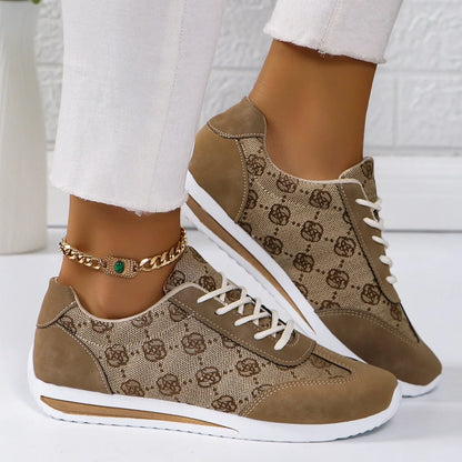 Frühling und Sommer Damen Designer Cross-Riemen Sneakers Flach