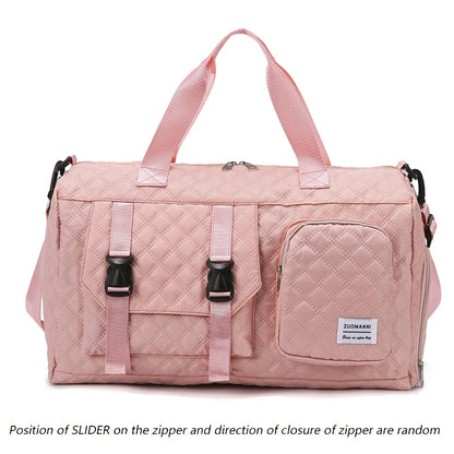 Langlebige Nylon-Reisetasche, tragbare Sport- und Fitness-Tasche , Schulter-Duffel-Trainingsbag, geräumig, Argyle