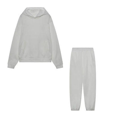 Großformat modisches Sweatshirt mit langen Ärmeln und Hosen-Set Herbst/Winter Damen Freizeitbekleidung Zweiteiliger Anzug Bequeme Plus-Size...