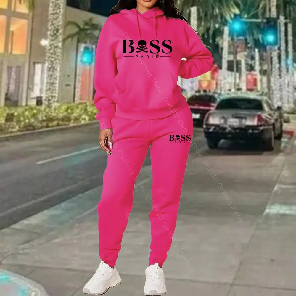 2026 Neue Damen-Trainingsanzug Sweatshirt Sweatpants Hochwertige Outfits Anzug Designer Luxus Herbst Winter Kleidung Damen Hosen Set