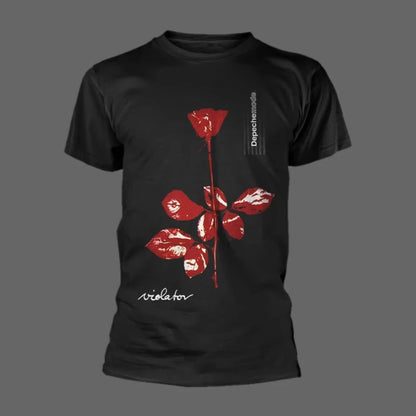 Depeche Mode - Violator Peripherie-Muster Druck Sommer Baumwolle Herren- und Damen-T-Shirts Unisex Kurzarm
