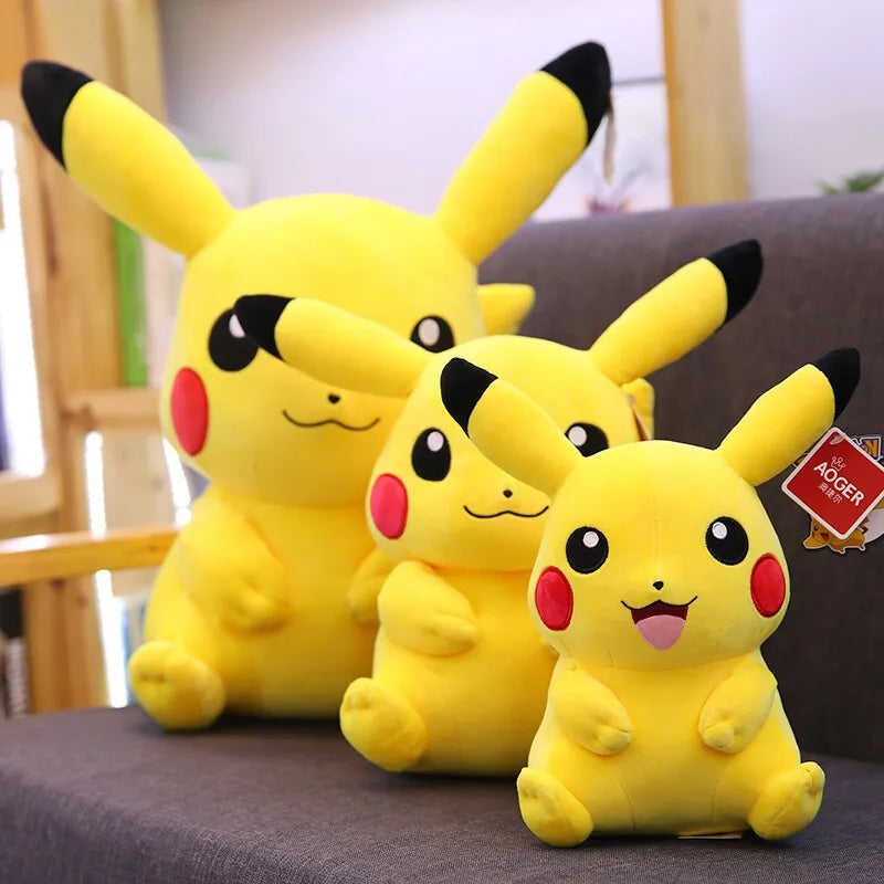 Pokemon Pikachu Plüschspielzeug Cartoon & niedliche Anime Kinder Spielzeug Stoffpuppe Valentinstagsgeschenk Heimdekoration