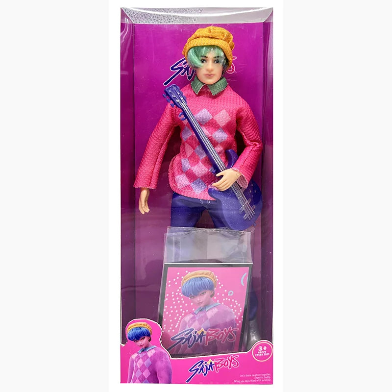 2026 K-Pop Demon Hunters Anime Sabe Boy Bösewicht Actionfigur Spielzeug für Mädchen Geburtstagsgeschenk Cartoon Sammelpuppe Actionfigur