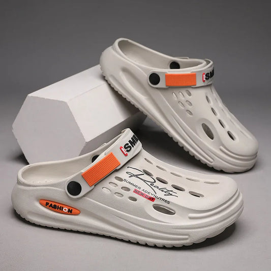 Klassische Clog Herren Freizeit Sandalen Unisex Geschlossene Zehen Slip-Ons Outdoor Herren Atmungsaktive Strand Schuhe Hausschuhe