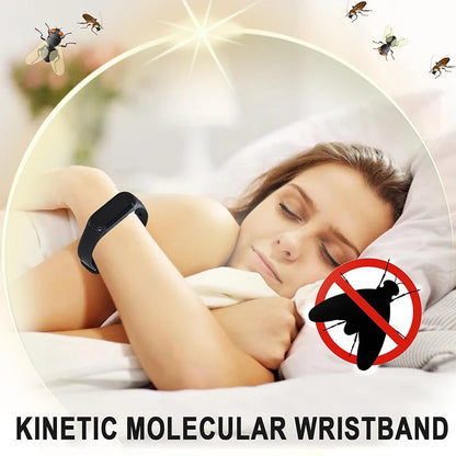Tragbares Mückenabwehr-Armband für Unisex, physisch & ultraschallbasiert, chemiefrei für Zuhause & Outdoor, inklusive 2 Batterien