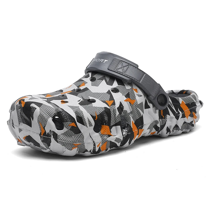 2026 Herren-Hauben-Clogs Hausschuhe Herren Gartenschuhe Für Herren Arch Support Slides Sommermode Strandschuhe Rutschfeste EVA-Hausschuhe