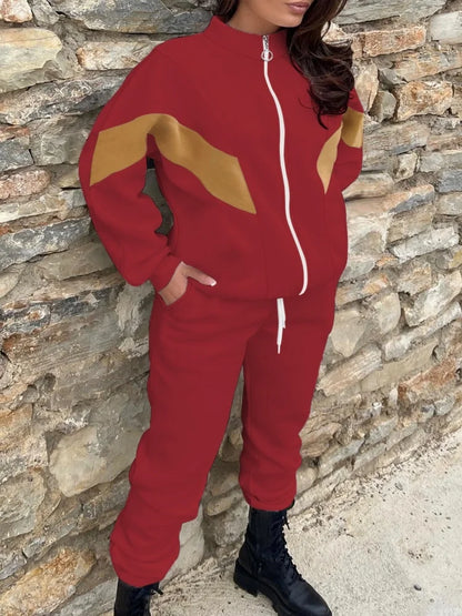 Wmstar Zweiteiliges Set Große Größen Damen Freizeit-Sportbekleidung