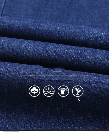 Neue Herren Leichte Luxus-Stretch-Slim-Fit-Hose Bequeme Weiche Business-Mode Gerade Lässige Denim-Hosen Herrenmarke Kleidung