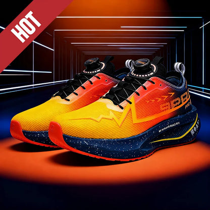 Fluoreszierende Laufschuhe Kohlefaserplatte Marathon Herren Sport Atmungsaktiv Leicht Damen Bequeme Sportliche Sneakers Freizeit