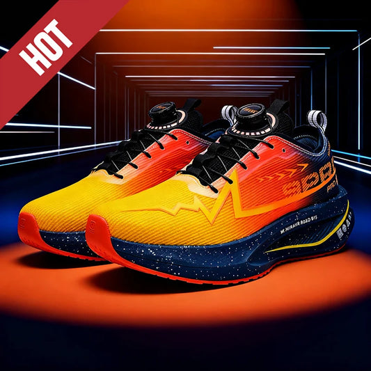 Fluoreszierende Laufschuhe Kohlefaserplatte Marathon Herren Sport Atmungsaktiv Leicht Damen Bequeme Sportliche Sneakers Freizeit