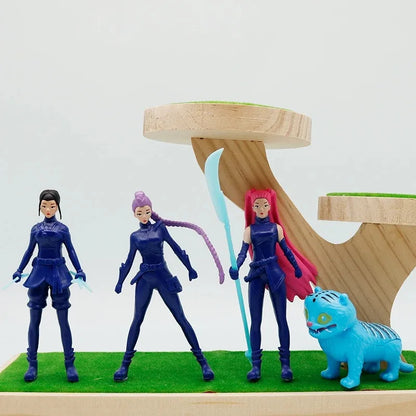 K-pop Dämonenjäger Actionfigur Spielzeug Derpys Tiger Rumi Mira Zoey Sussy Figur Puppe Für Fans