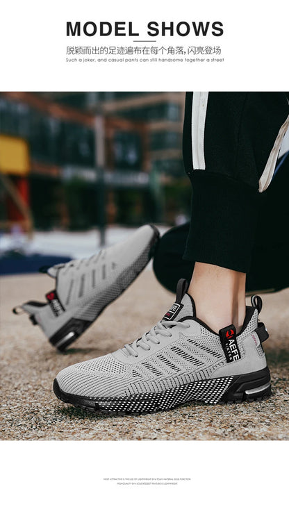 Neue Herren Laufschuhe Atmungsaktive Outdoor-Sportschuhe Leichte Sneakers für Herren Bequeme Sporttrainingsschuhe