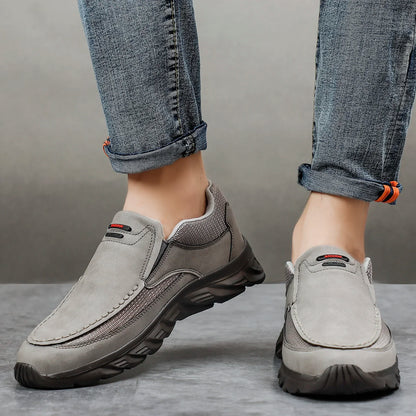 Herren Kunst-Lederschuhe Lässige Schuhe Atmungsaktive Loafers Herren Sneaker Neue Bequeme Lederschuhe Flache Schuhe Herren Sneaker