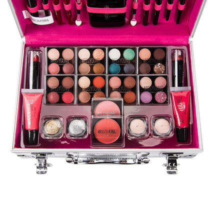 Make-up Starter-Set Professionelle Make-up Sets mit transparentem Etui Urlaub Schönheitsgeschenk-Set Starter-Kosmetik Vollständige Sets für Frauen
