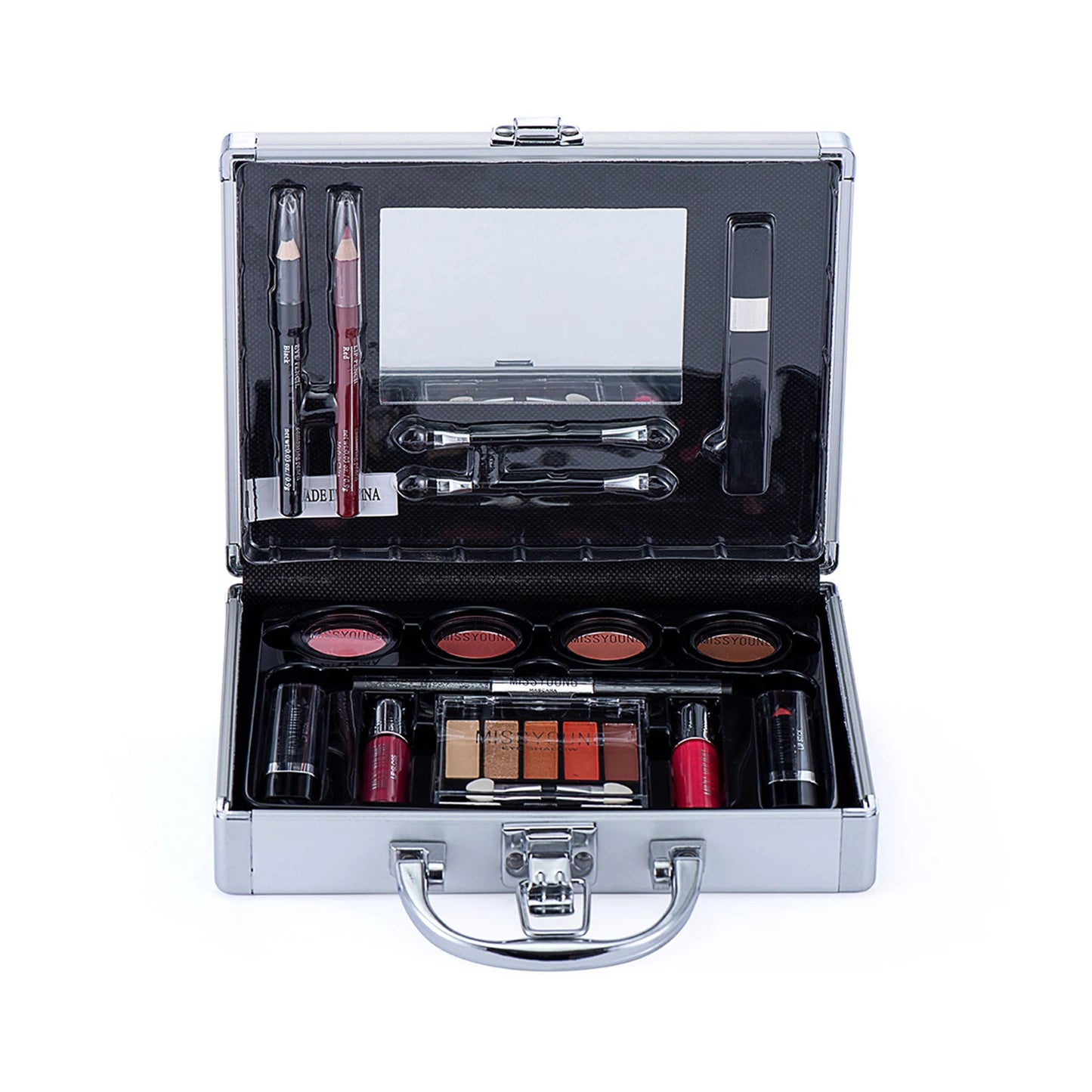 Make-up Starter-Set Professionelle Make-up Sets mit transparentem Etui Urlaub Schönheitsgeschenk-Set Starter-Kosmetik Vollständige Sets für Frauen