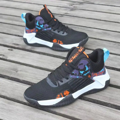 Neue rutschfeste Herren-Sneaker High-Top Herren-Basketballschuhe Luxuriöse bequeme Laufschuhe Modische vielseitige Freizeitschuhe