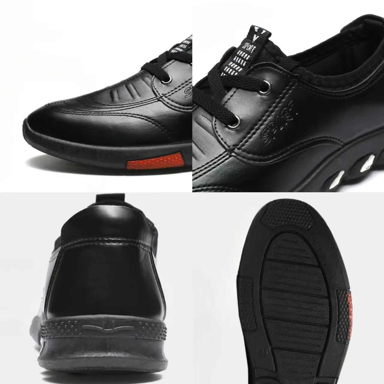 Herren Kunst-Lederschuhe Business-Casual-Schuhe Weiche Sohlen Rutschfeste Loafer Mokassins Herren Slip-On Atmungsaktive Sneaker
