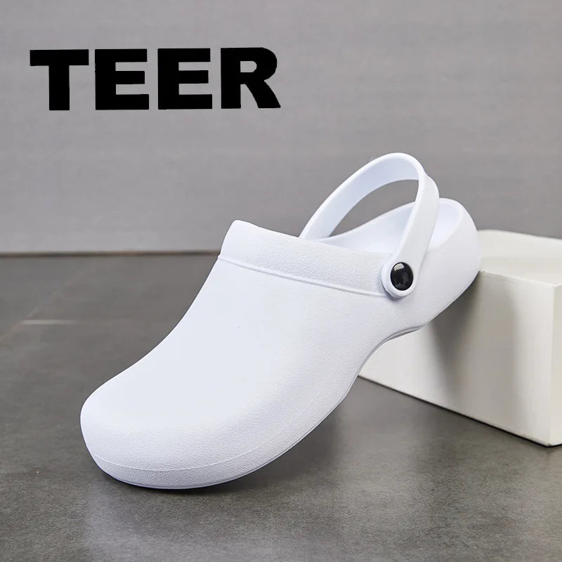 Professionelle chirurgische Schuhe Wasserdicht Ölbeständig Rutschfeste Krankenschwester-Schuhe Hotel-Spezial-Arbeitsschuhe Komfortables EVA-Material