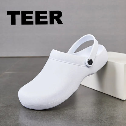 Professionelle chirurgische Schuhe Wasserdicht Ölbeständig Rutschfeste Krankenschwester-Schuhe Hotel-Spezial-Arbeitsschuhe Komfortables EVA-Material