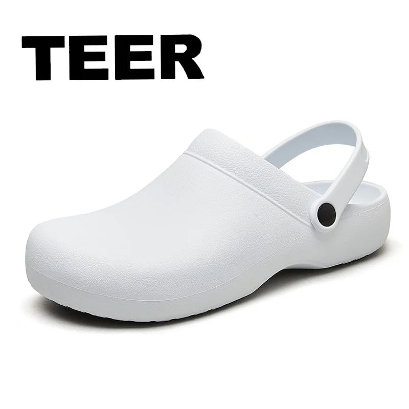 Professionelle chirurgische Schuhe Wasserdicht Ölbeständig Rutschfeste Krankenschwester-Schuhe Hotel-Spezial-Arbeitsschuhe Komfortables EVA-Material