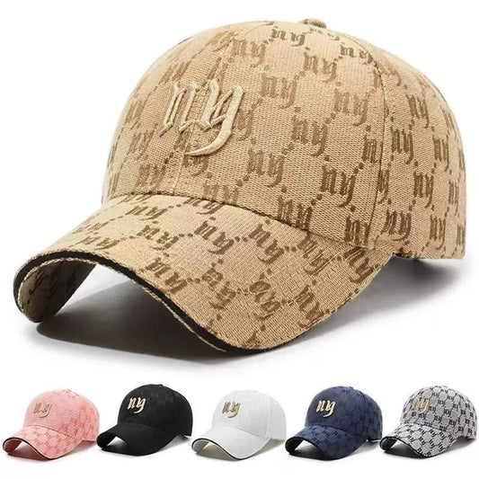 Unisex NY Buchstaben-Stickerei  Verstellbare Basecap